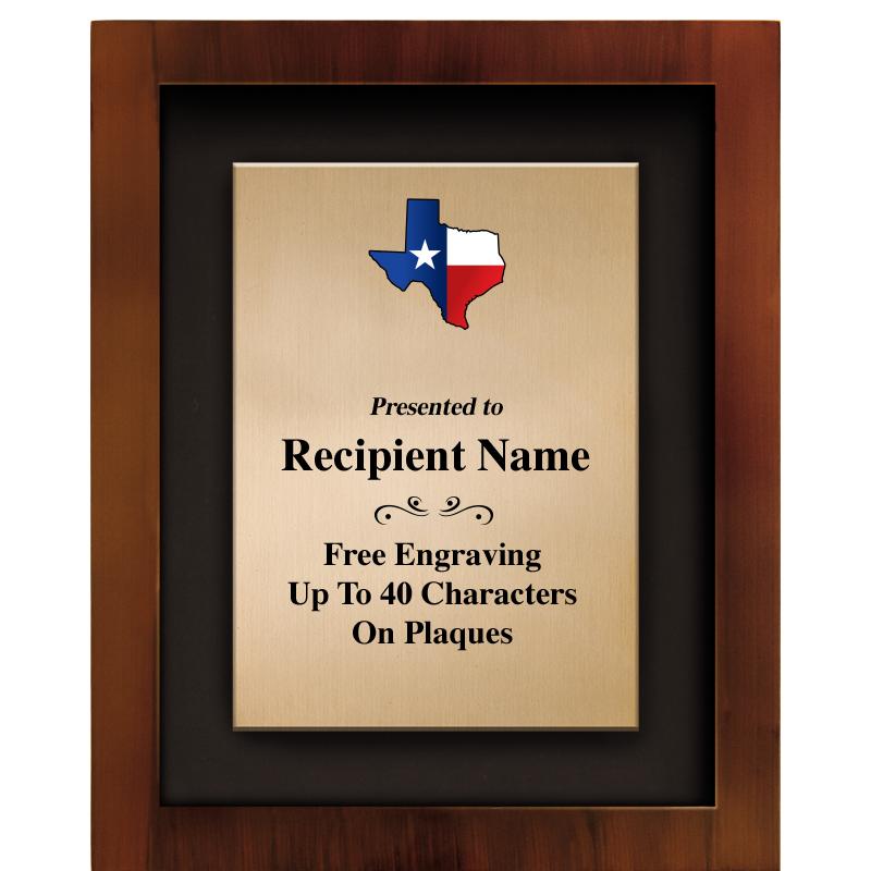 8.5"x10.5"COLOR PRNTD SHDW PLQ