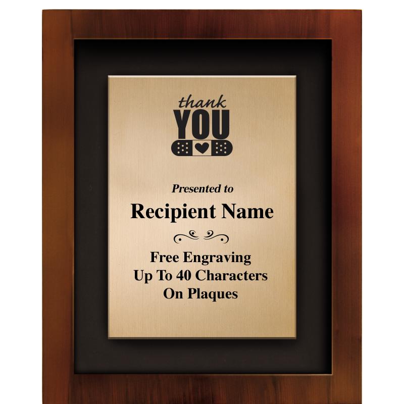 8.5"x10.5"COLOR PRNTD SHDW PLQ