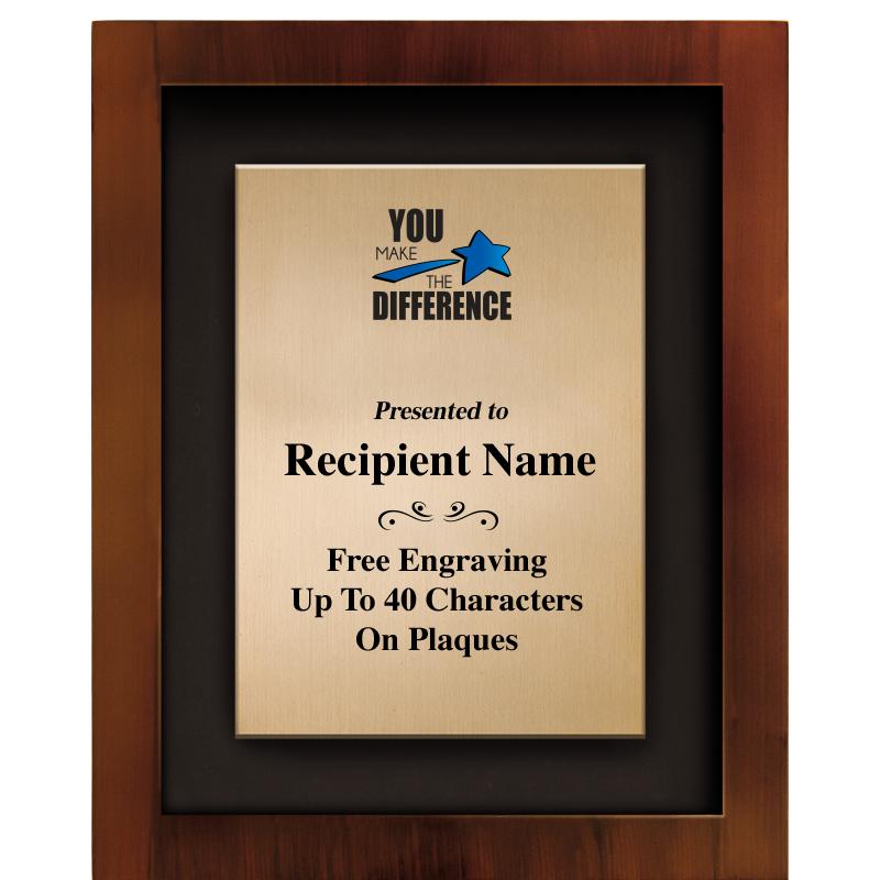 8.5"x10.5"COLOR PRNTD SHDW PLQ