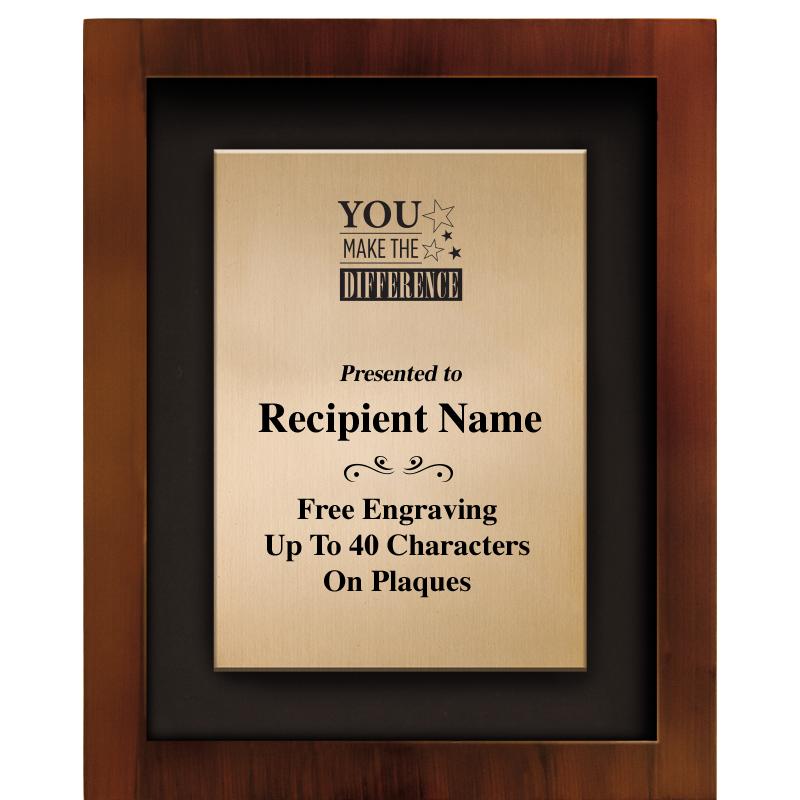 8.5"x10.5"COLOR PRNTD SHDW PLQ