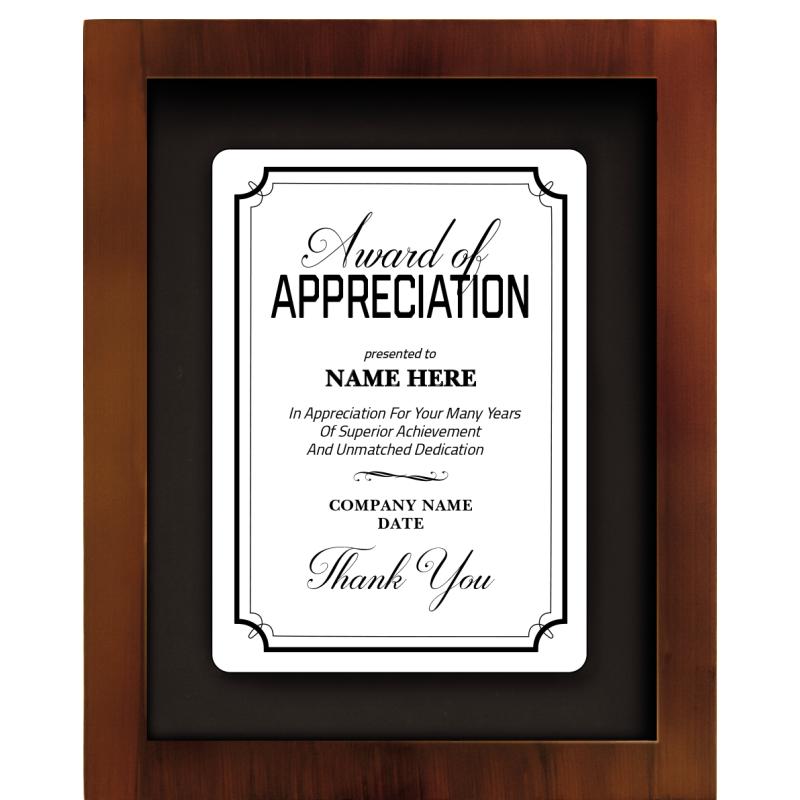 8.5x10.5 SHDW PL APPRECIATION