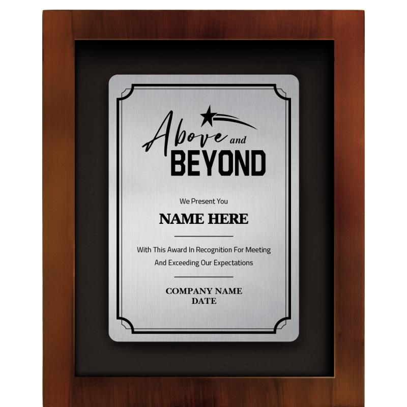 8.5x10.5 SHDW PL ABOVE&BEYOND