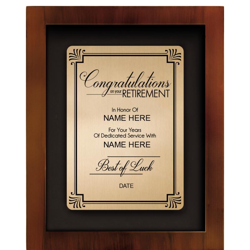 8.5x10.5 SHDW PL RETIREMENT