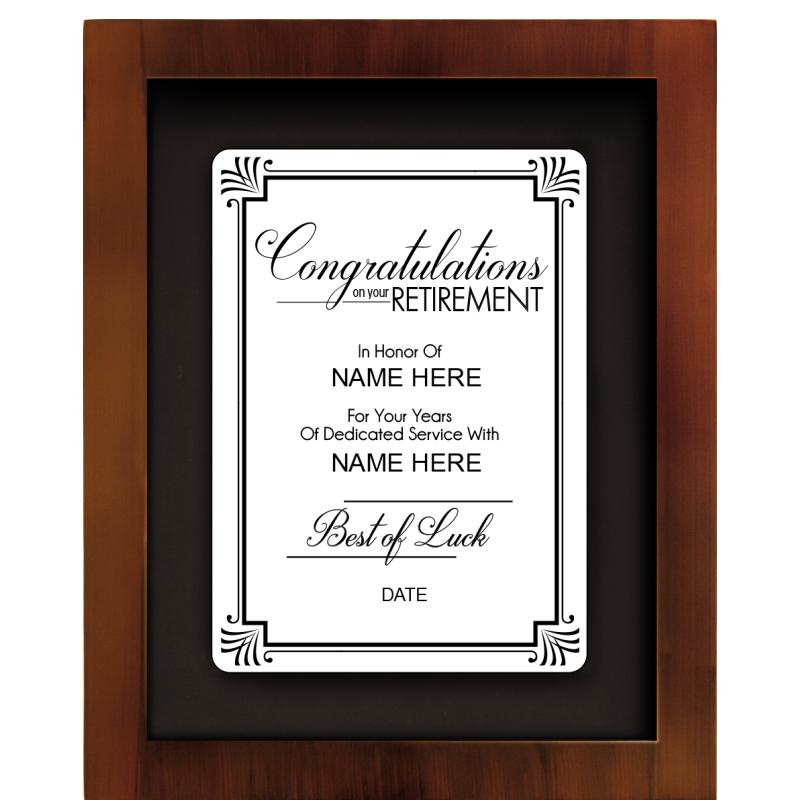 8.5x10.5 SHDW PL RETIREMENT