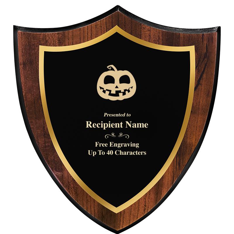 7.25x8 SHIELD PLQ W METAL PLT