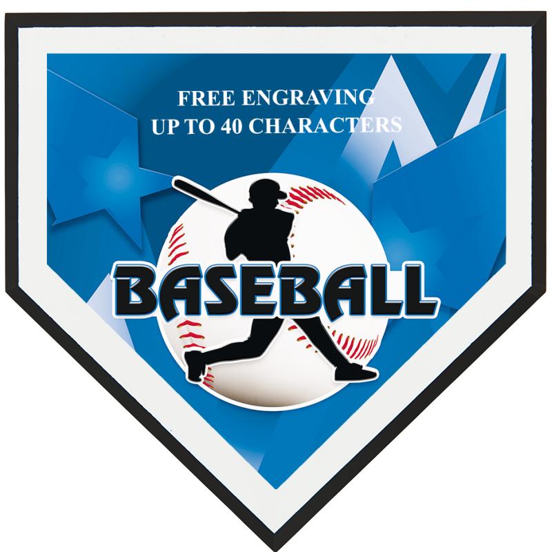 6 X 6 THUNDER HOMEPLATE PLAQUE