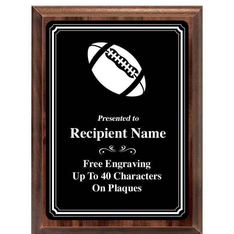 6x8 TRIO BORDER BLACK PLT PLQ