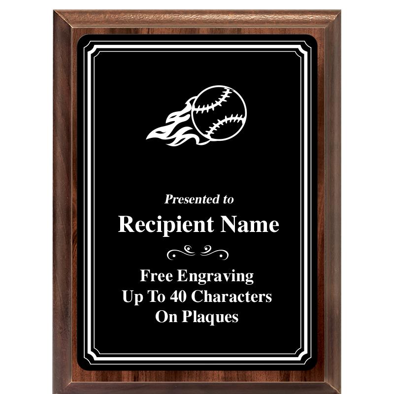 6x8 TRIO BORDER BLACK PLT PLQ