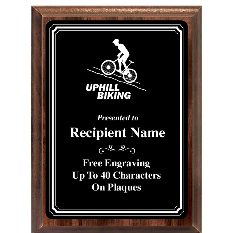 6x8 TRIO BORDER BLACK PLT PLQ