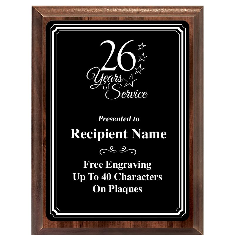 6x8 TRIO BORDER BLACK PLT PLQ