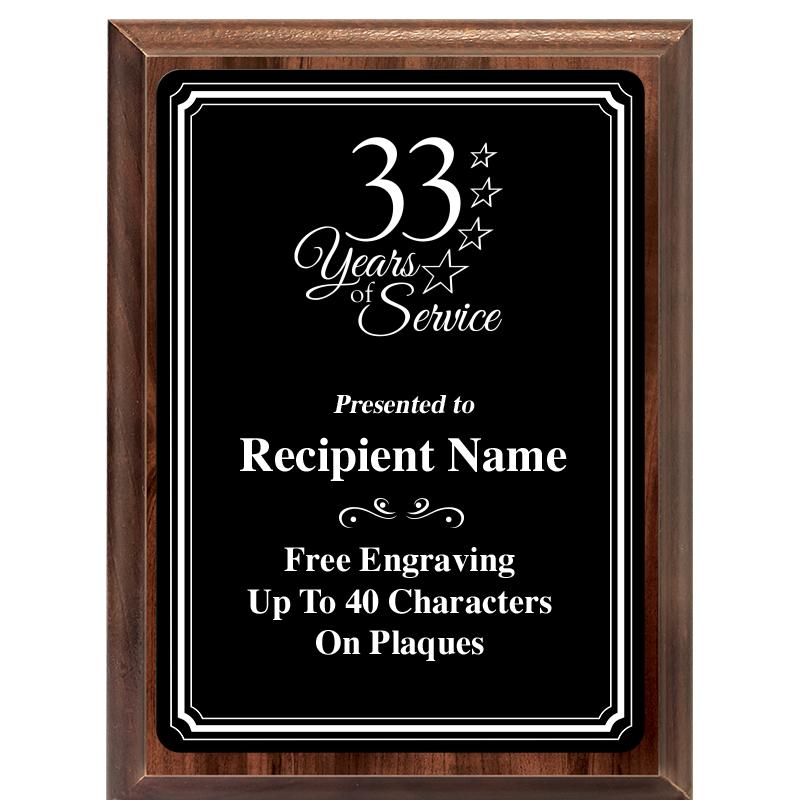 6x8 TRIO BORDER BLACK PLT PLQ