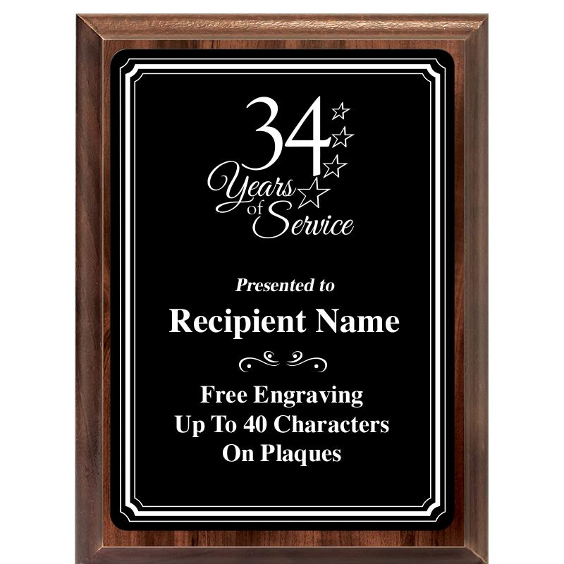 6x8 TRIO BORDER BLACK PLT PLQ