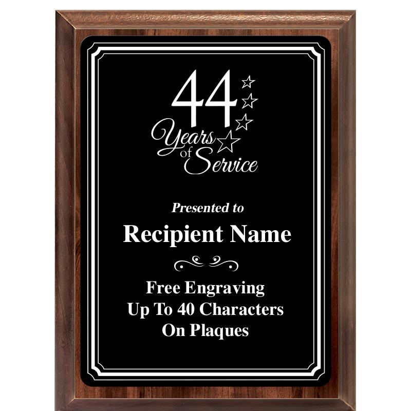 6x8 TRIO BORDER BLACK PLT PLQ