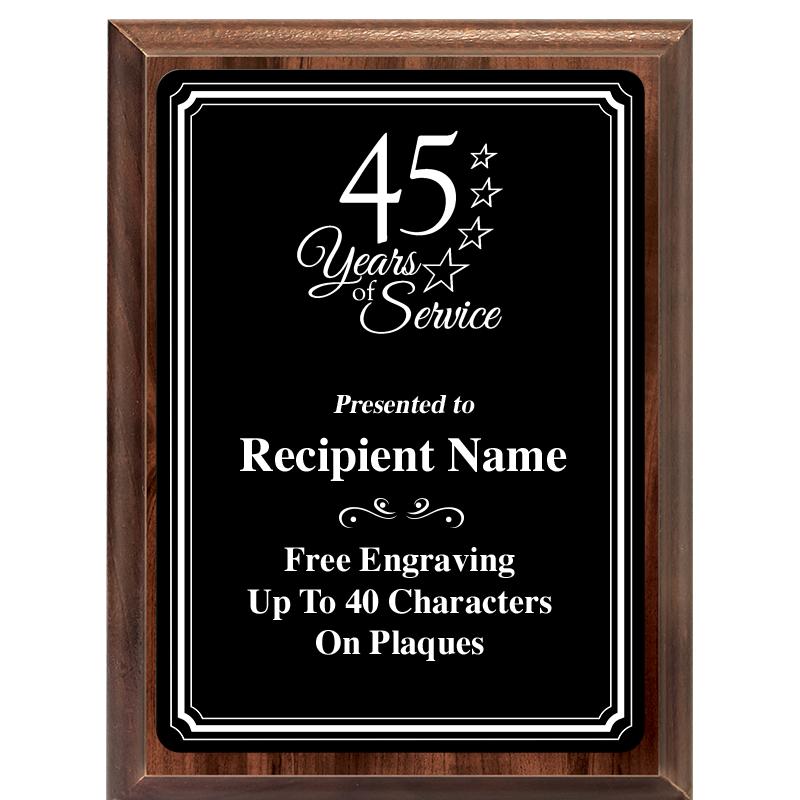 6x8 TRIO BORDER BLACK PLT PLQ