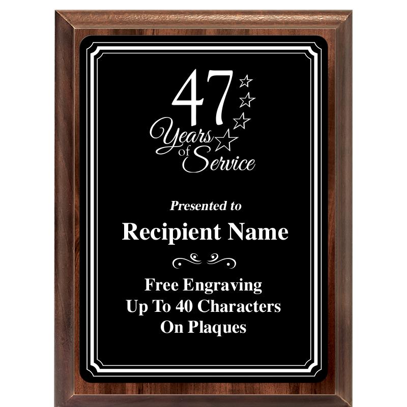 6x8 TRIO BORDER BLACK PLT PLQ