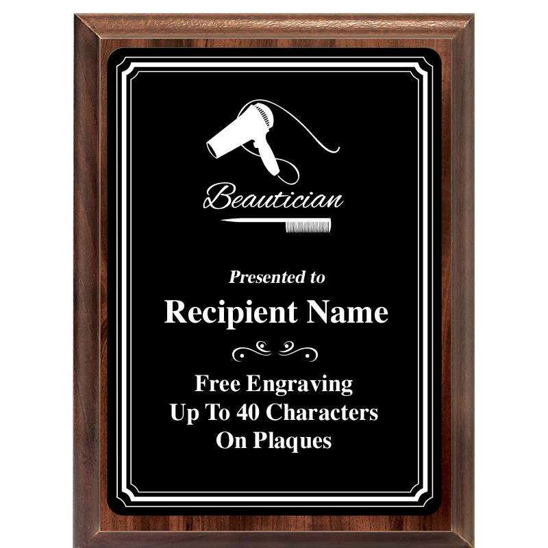 6x8 TRIO BORDER BLACK PLT PLQ