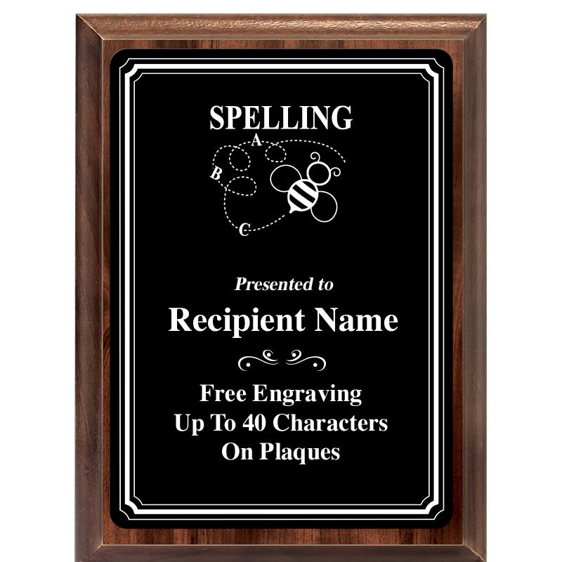 6x8 TRIO BORDER BLACK PLT PLQ