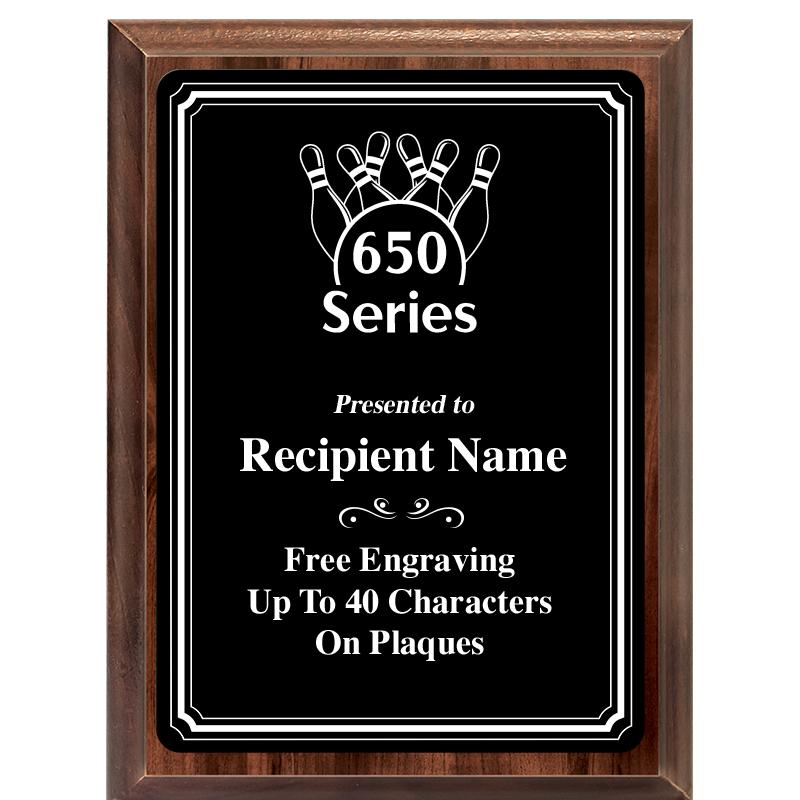 6x8 TRIO BORDER BLACK PLT PLQ