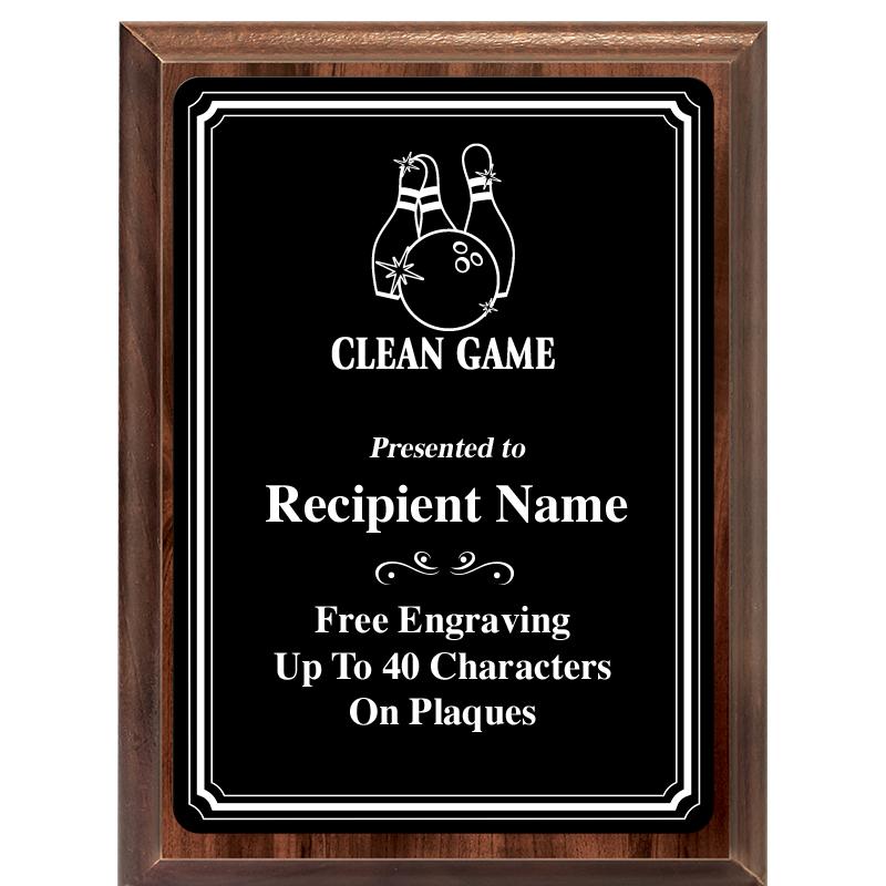 6x8 TRIO BORDER BLACK PLT PLQ