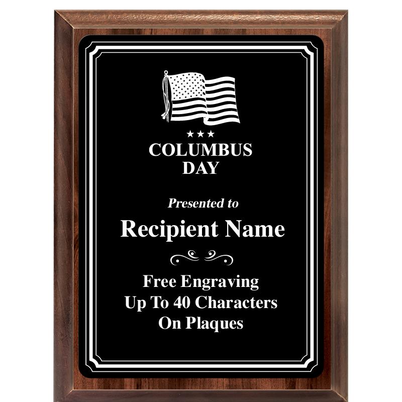 6x8 TRIO BORDER BLACK PLT PLQ