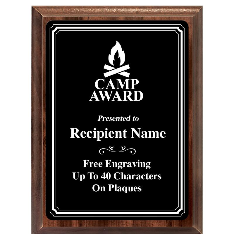 6x8 TRIO BORDER BLACK PLT PLQ