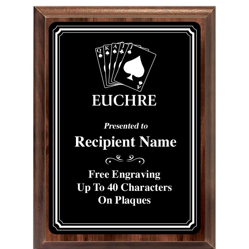 6x8 TRIO BORDER BLACK PLT PLQ