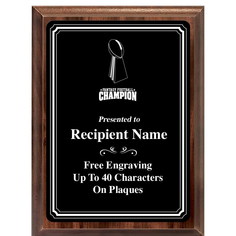 6x8 TRIO BORDER BLACK PLT PLQ