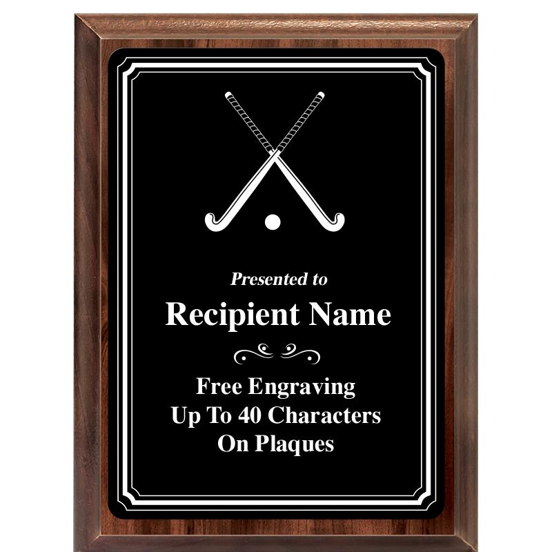 6x8 TRIO BORDER BLACK PLT PLQ