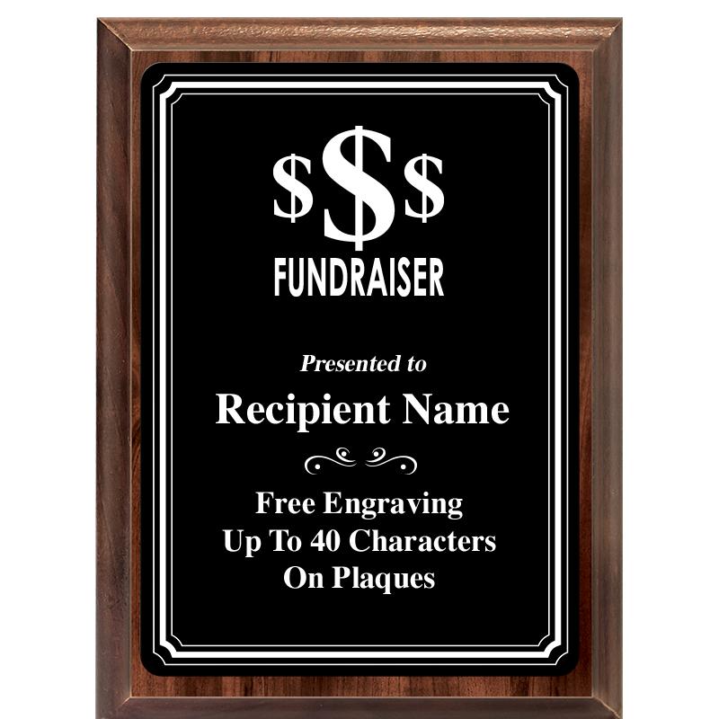 6x8 TRIO BORDER BLACK PLT PLQ