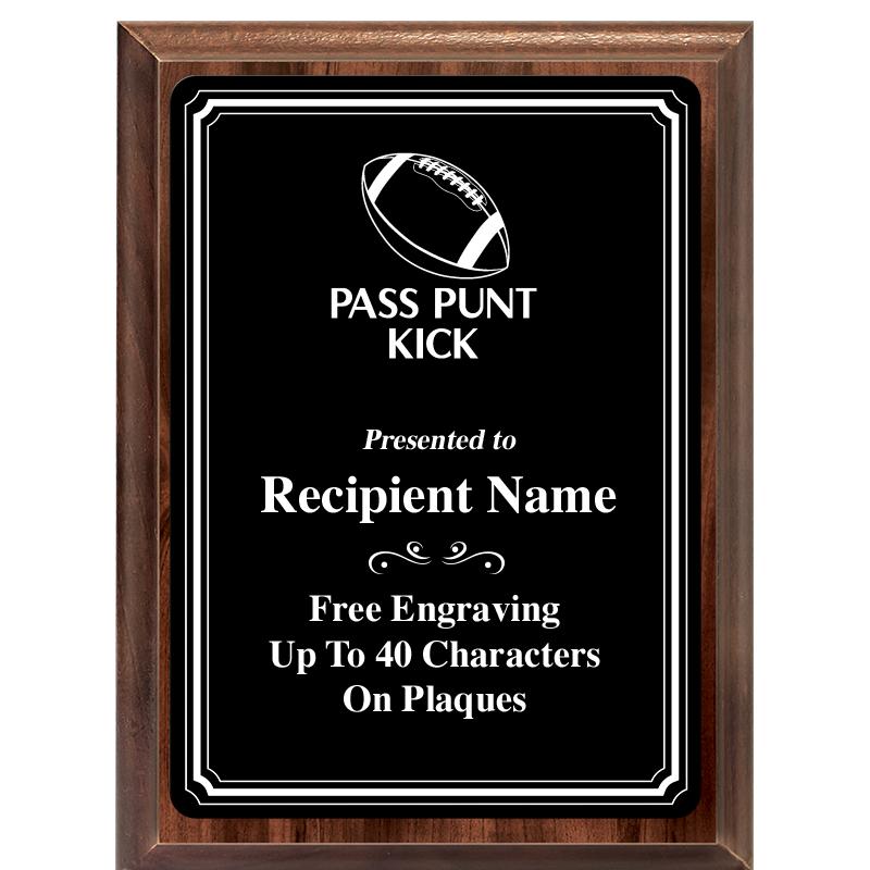 6x8 TRIO BORDER BLACK PLT PLQ