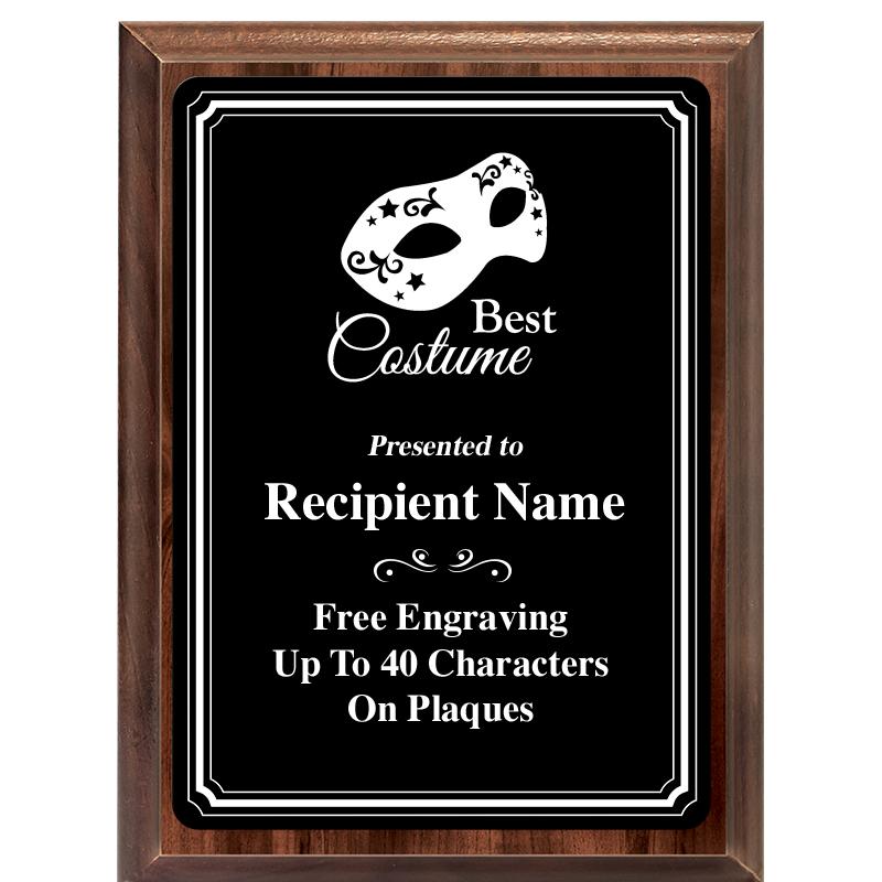 6x8 TRIO BORDER BLACK PLT PLQ