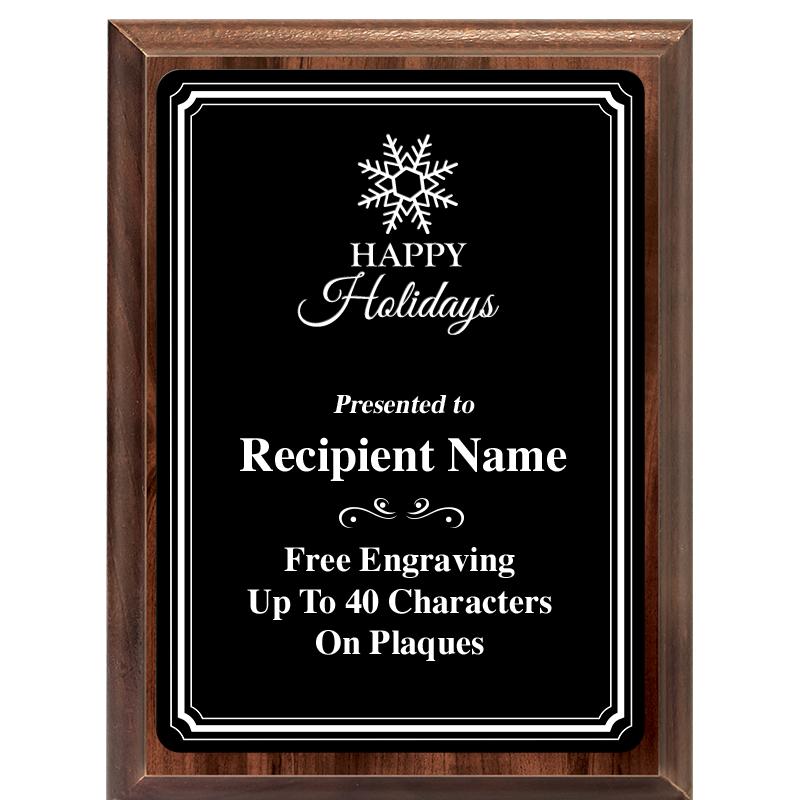 6x8 TRIO BORDER BLACK PLT PLQ