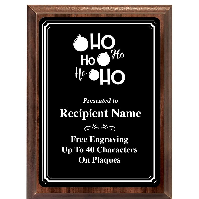 6x8 TRIO BORDER BLACK PLT PLQ