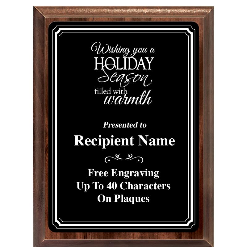 6x8 TRIO BORDER BLACK PLT PLQ