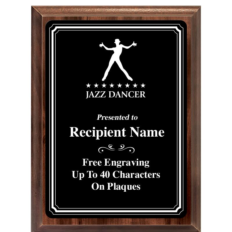 6x8 TRIO BORDER BLACK PLT PLQ