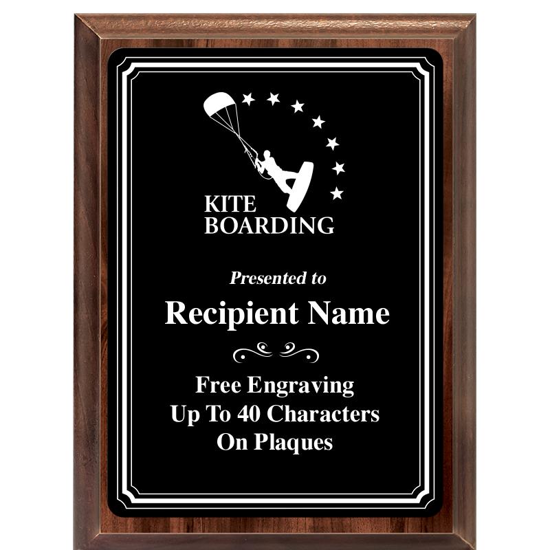 6x8 TRIO BORDER BLACK PLT PLQ