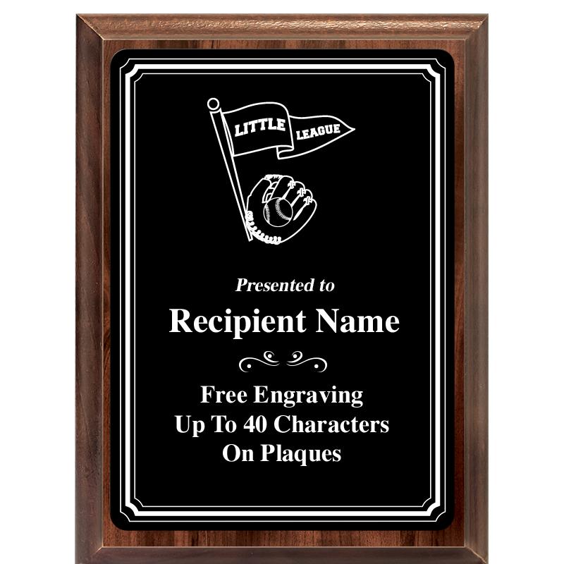 6x8 TRIO BORDER BLACK PLT PLQ