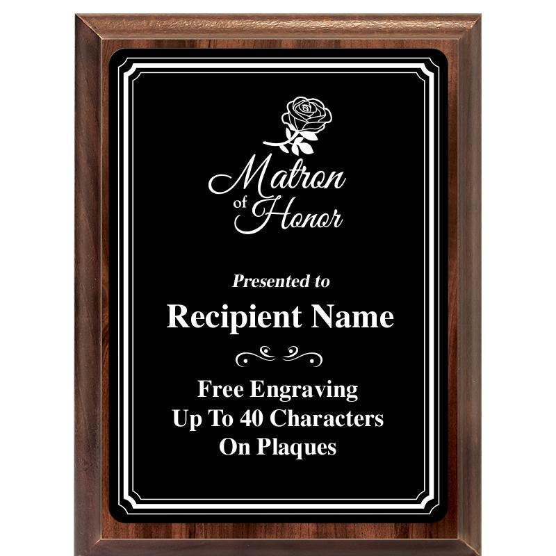 6x8 TRIO BORDER BLACK PLT PLQ