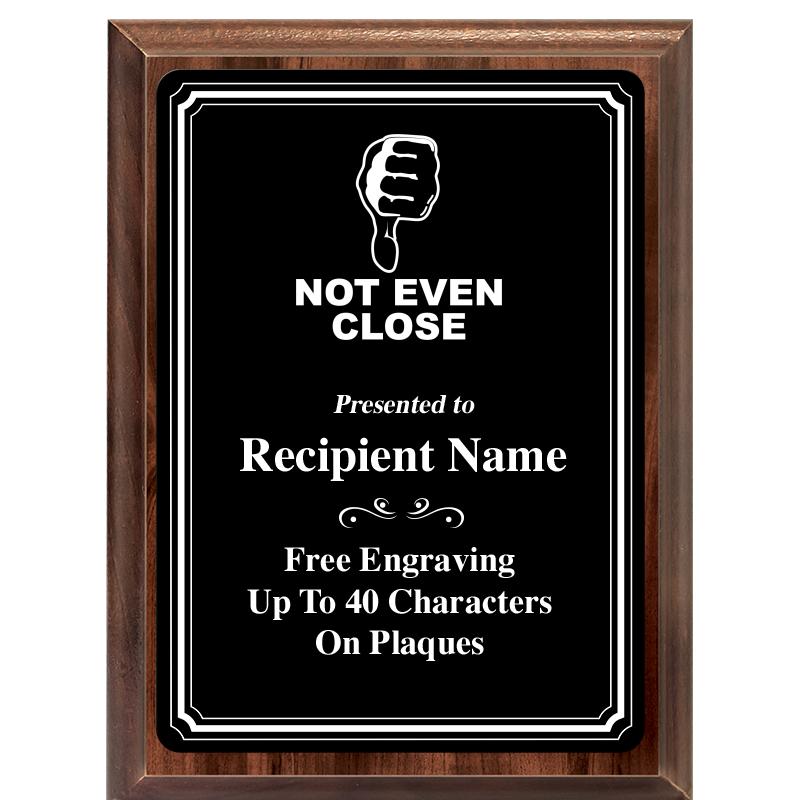 6x8 TRIO BORDER BLACK PLT PLQ