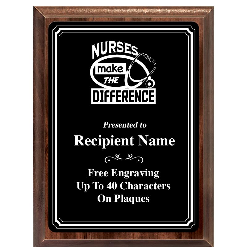 6x8 TRIO BORDER BLACK PLT PLQ