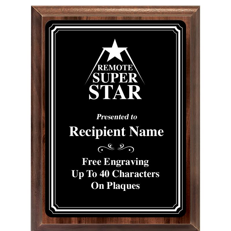 6x8 TRIO BORDER BLACK PLT PLQ