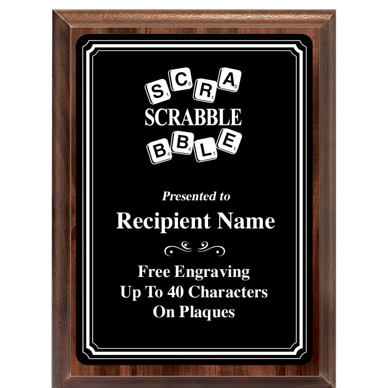 6x8 TRIO BORDER BLACK PLT PLQ