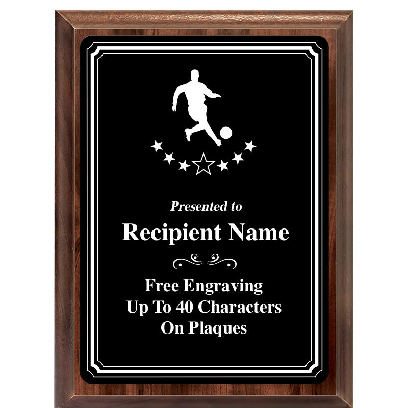 6x8 TRIO BORDER BLACK PLT PLQ