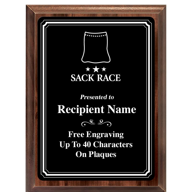 6x8 TRIO BORDER BLACK PLT PLQ