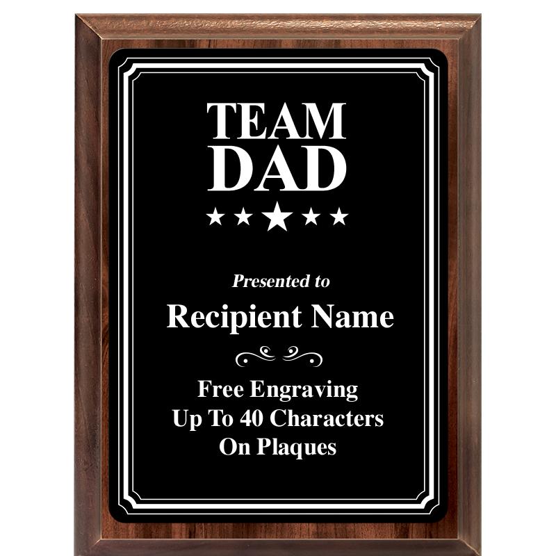 6x8 TRIO BORDER BLACK PLT PLQ