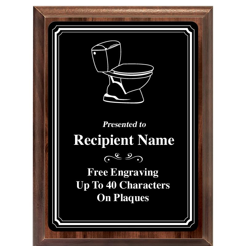 6x8 TRIO BORDER BLACK PLT PLQ