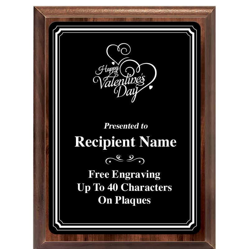 6x8 TRIO BORDER BLACK PLT PLQ