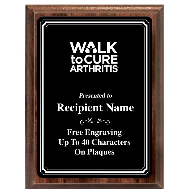 6x8 TRIO BORDER BLACK PLT PLQ