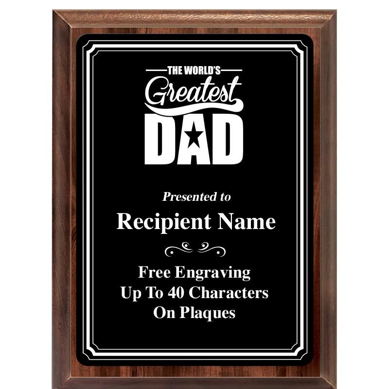 6x8 TRIO BORDER BLACK PLT PLQ