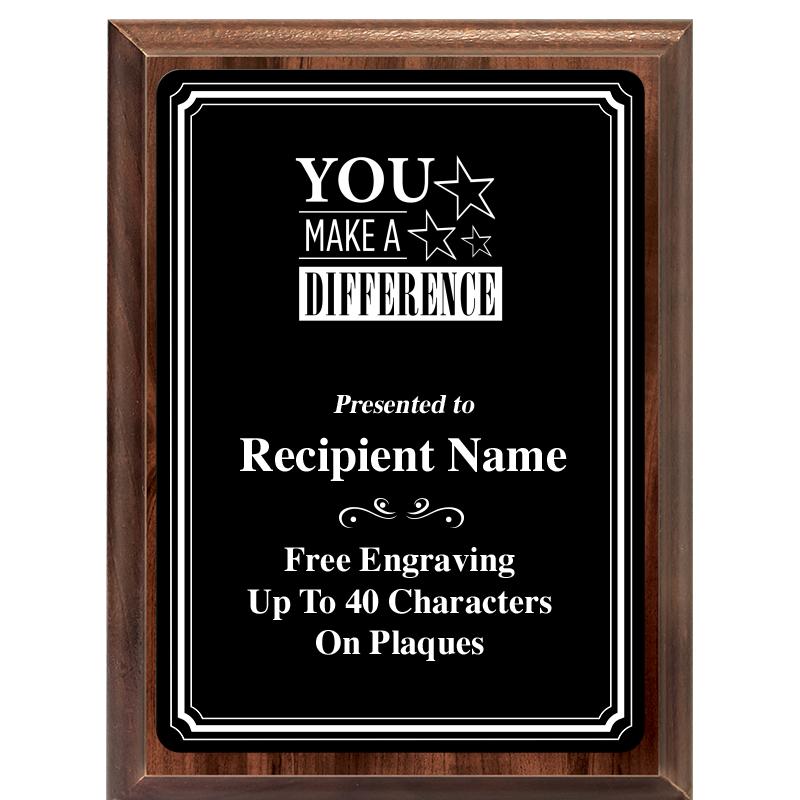 6x8 TRIO BORDER BLACK PLT PLQ